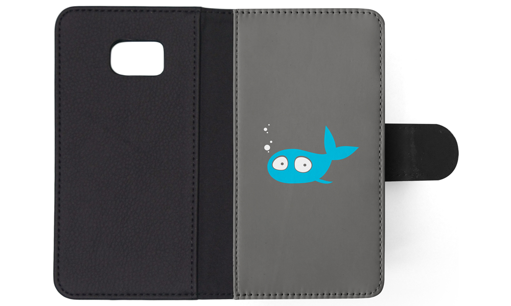 FLIP CASE FOR SAMSUNG GALAXY|MINIMALIST FISH - Picture 114 of 120