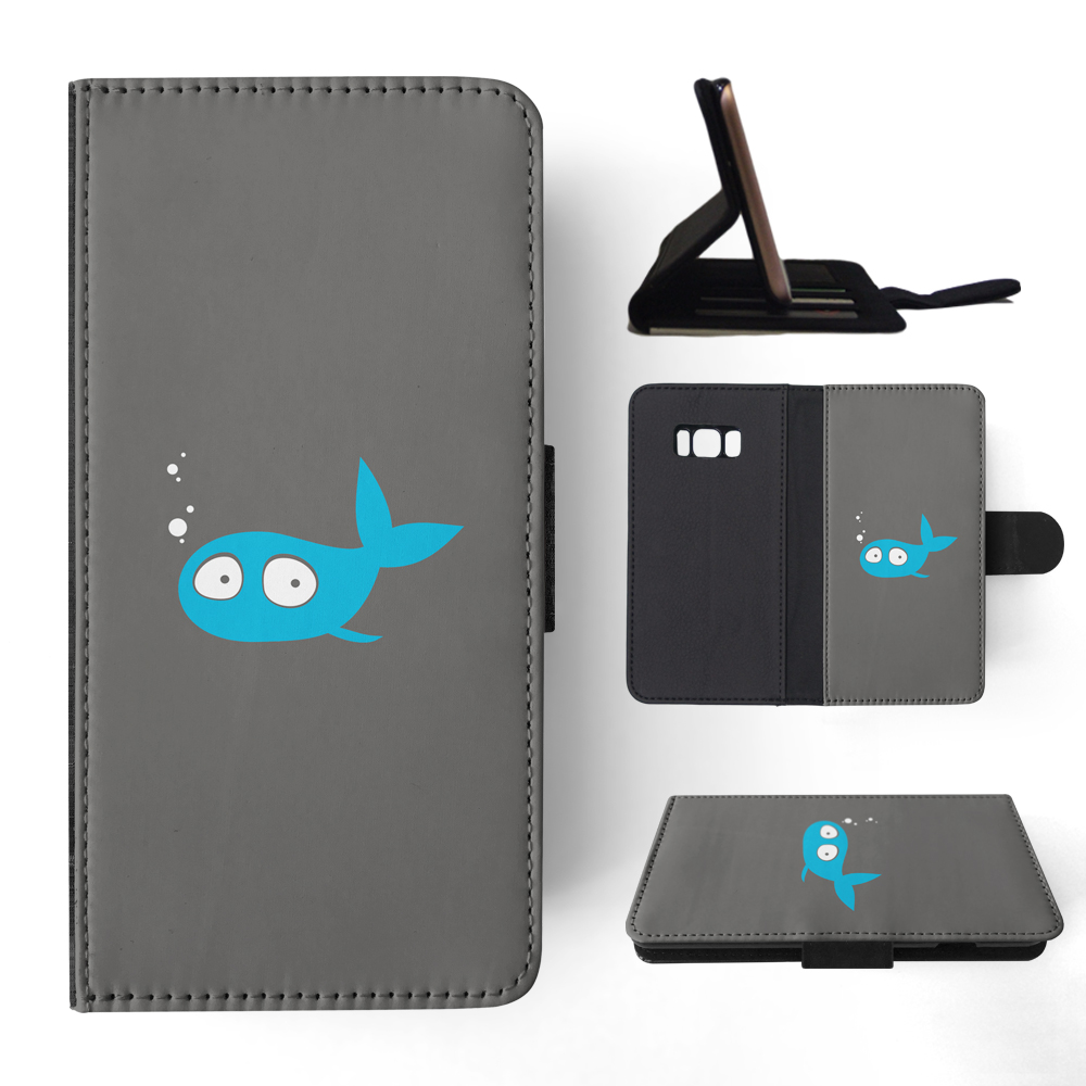 FLIP CASE FOR SAMSUNG GALAXY|MINIMALIST FISH - Picture 106 of 120
