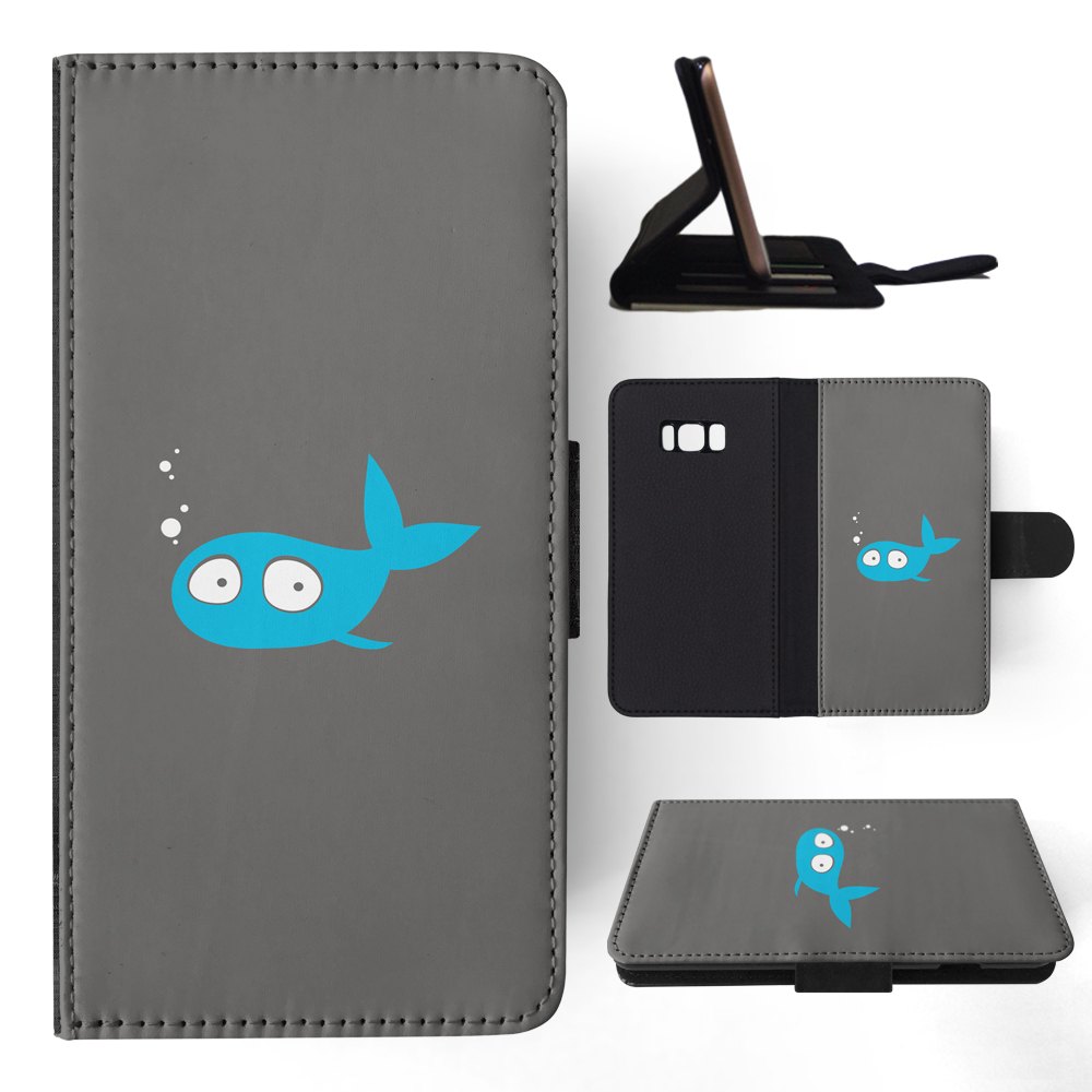 FLIP CASE FOR SAMSUNG GALAXY|MINIMALIST FISH - Picture 101 of 120