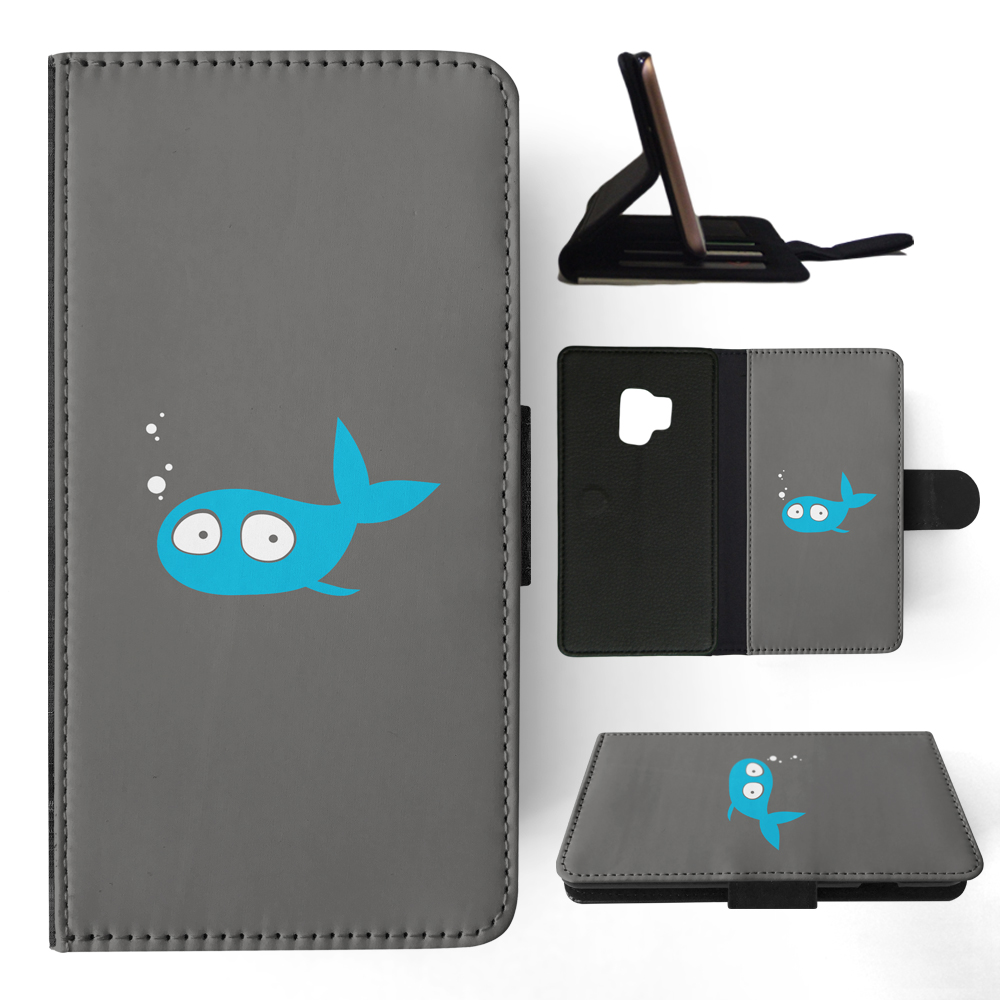 FLIP CASE FOR SAMSUNG GALAXY|MINIMALIST FISH - Picture 91 of 120