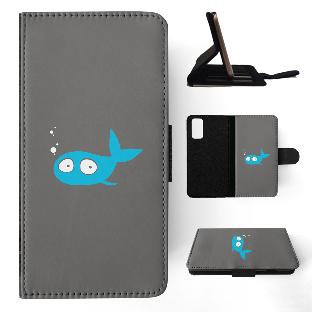 FLIP CASE FOR SAMSUNG GALAXY|MINIMALIST FISH - Picture 76 of 120