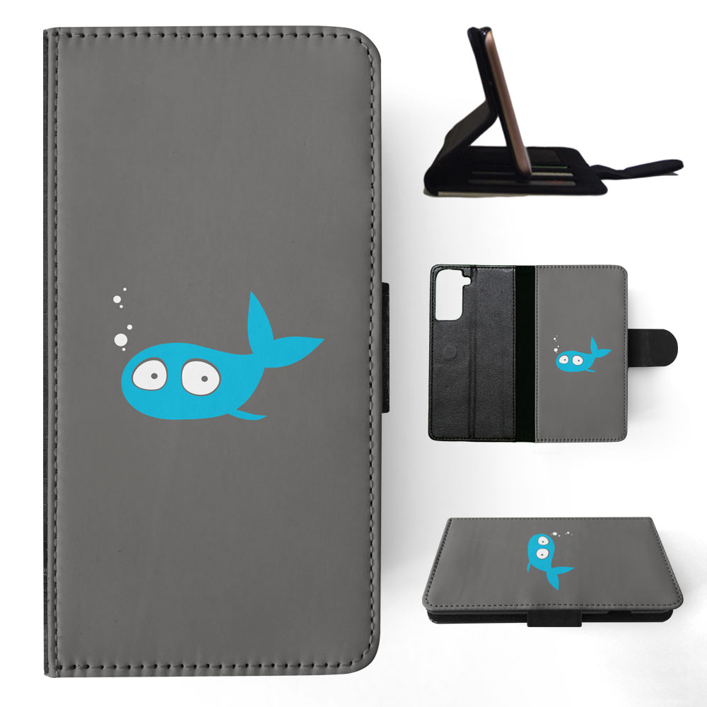 FLIP CASE FOR SAMSUNG GALAXY|MINIMALIST FISH - Picture 61 of 120