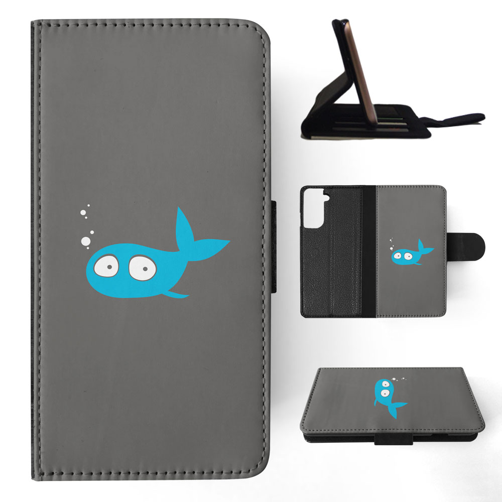 FLIP CASE FOR SAMSUNG GALAXY|MINIMALIST FISH - Picture 56 of 120