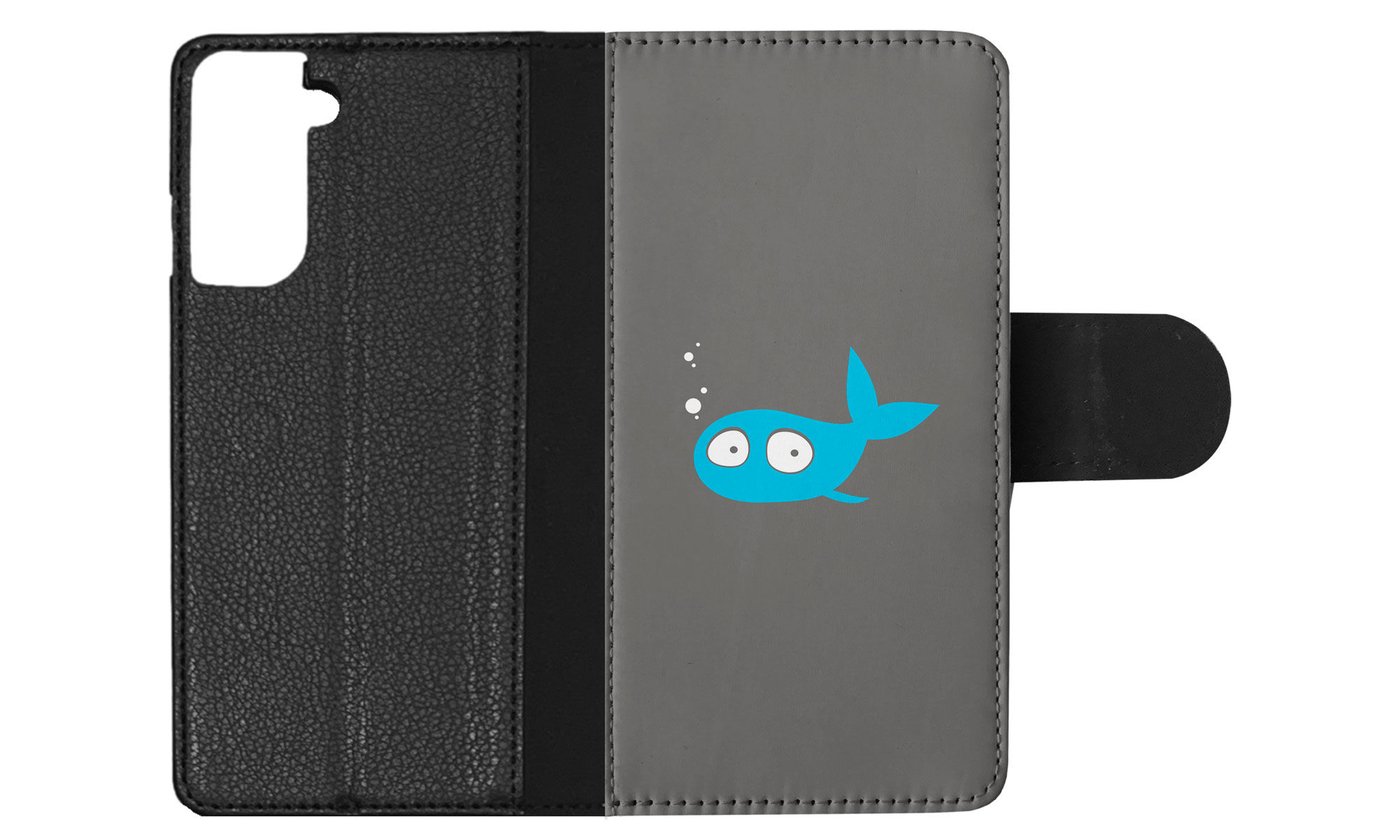 FLIP CASE FOR SAMSUNG GALAXY|MINIMALIST FISH - Picture 59 of 120