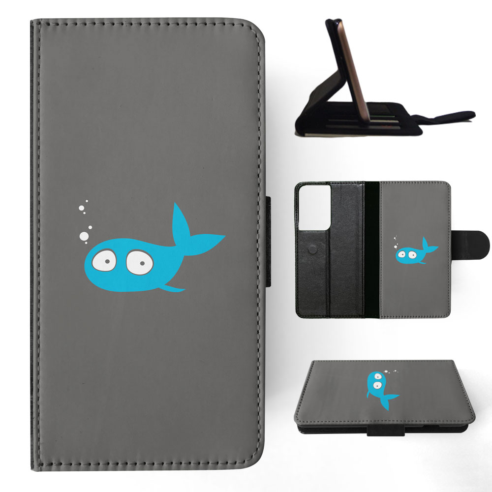 FLIP CASE FOR SAMSUNG GALAXY|MINIMALIST FISH - Picture 51 of 120
