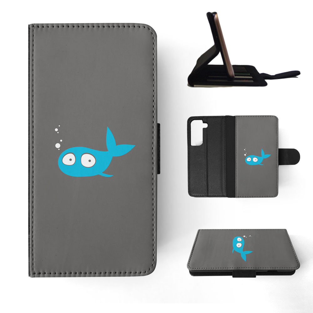 FLIP CASE FOR SAMSUNG GALAXY|MINIMALIST FISH - Picture 46 of 120