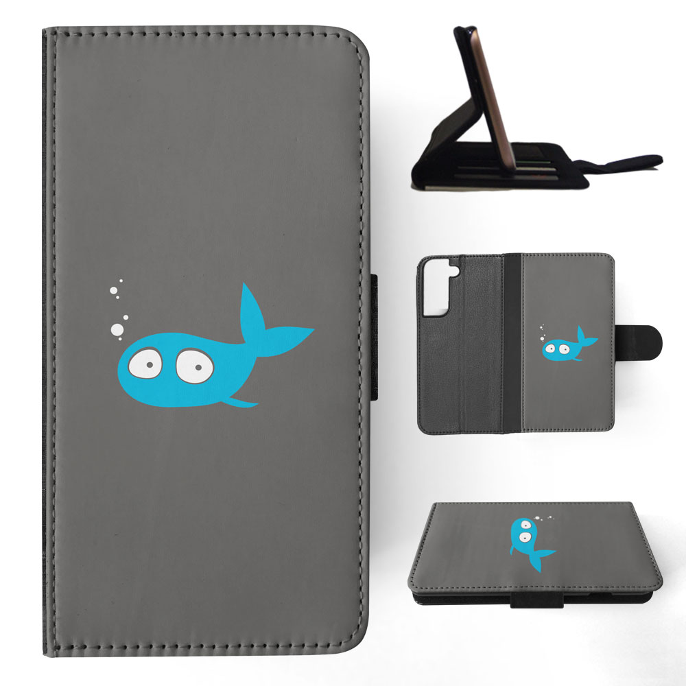 FLIP CASE FOR SAMSUNG GALAXY|MINIMALIST FISH - Picture 41 of 120