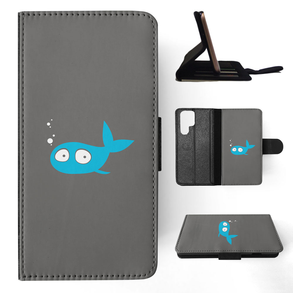 FLIP CASE FOR SAMSUNG GALAXY|MINIMALIST FISH - Picture 36 of 120