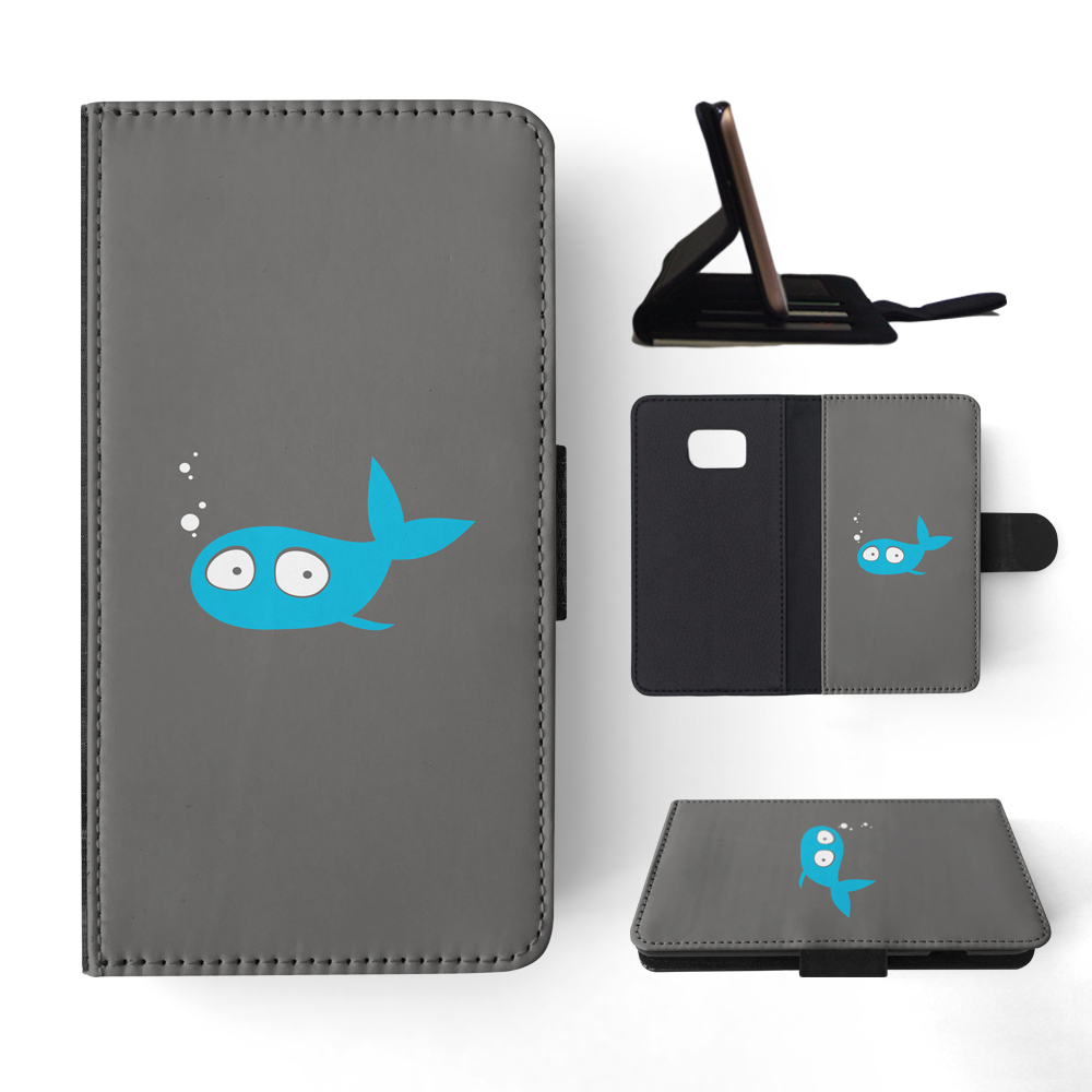 FLIP CASE FOR SAMSUNG GALAXY|MINIMALIST FISH - Picture 116 of 120