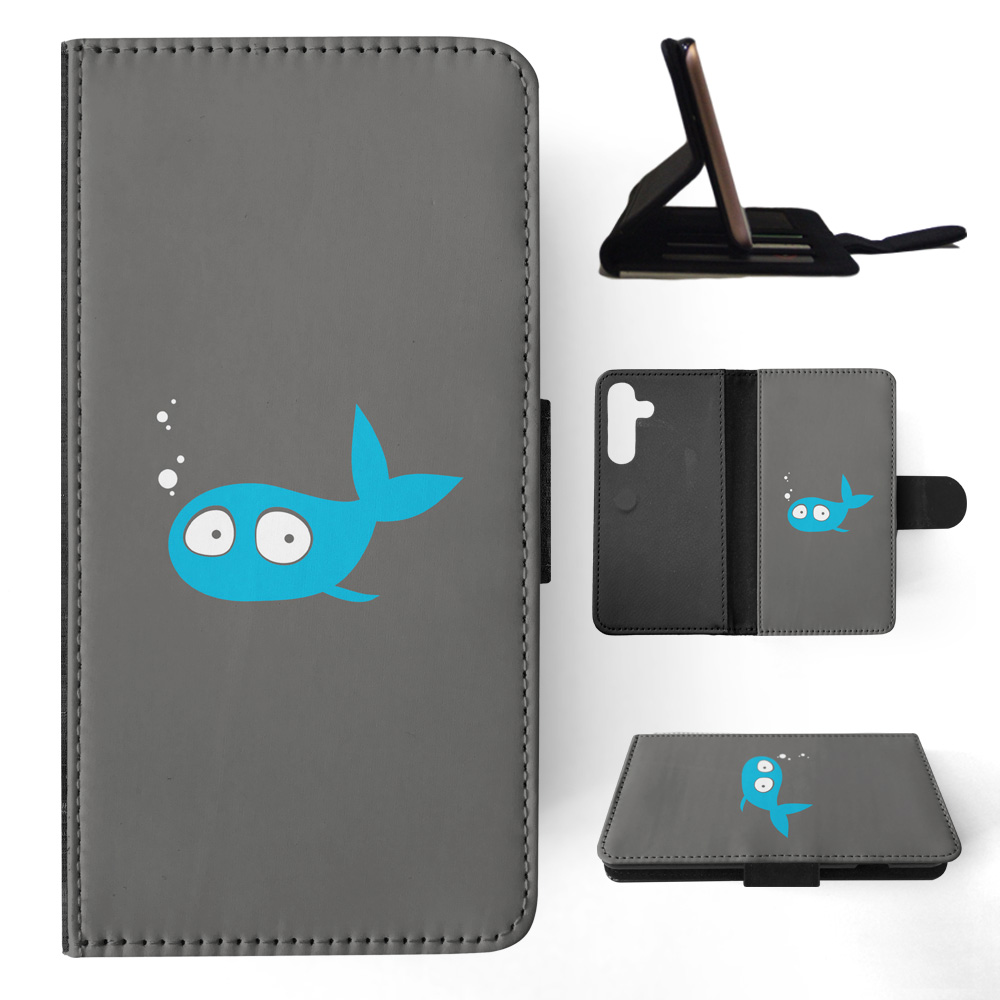 FLIP CASE FOR SAMSUNG GALAXY|MINIMALIST FISH - Picture 16 of 120