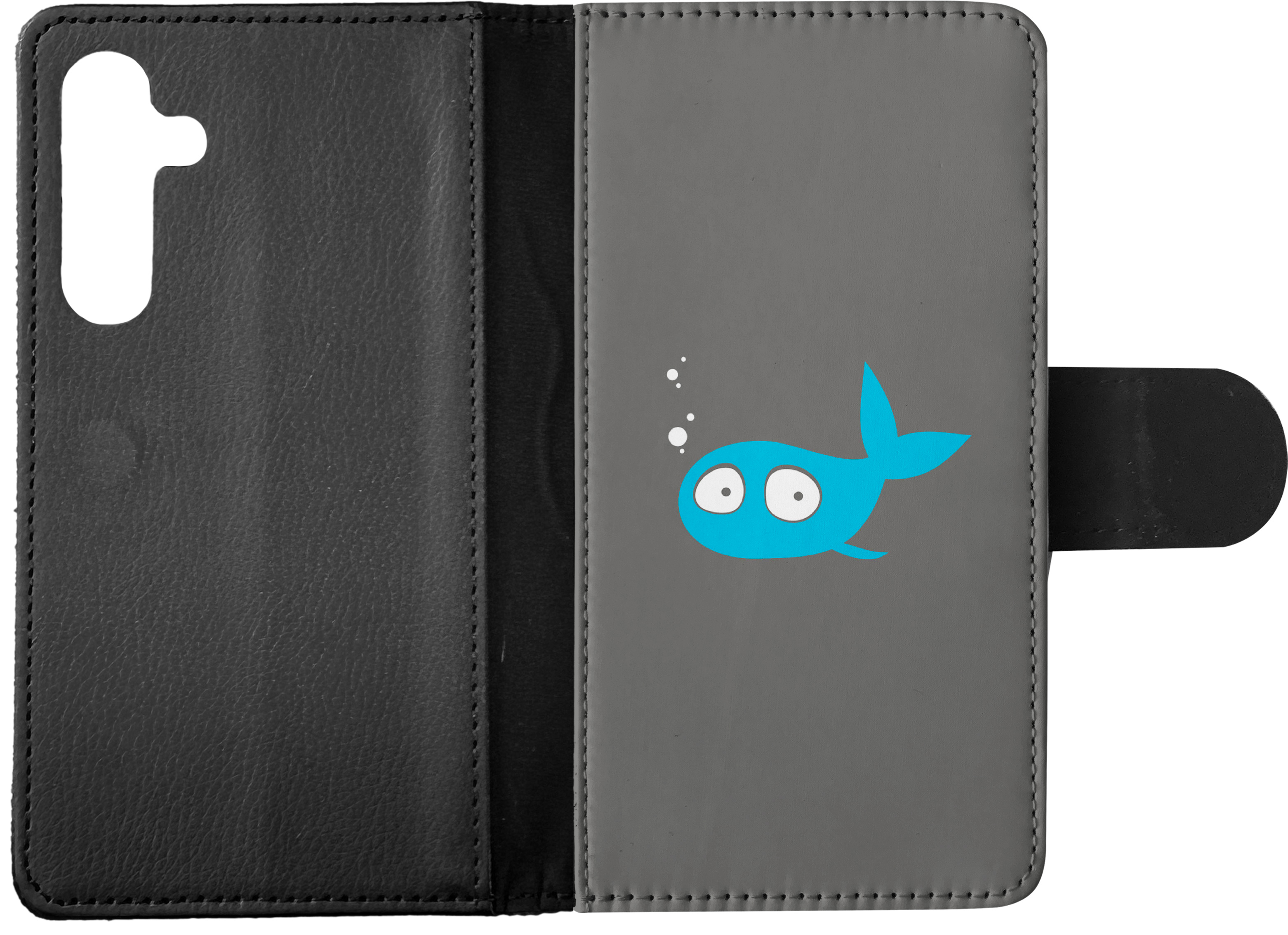 FLIP CASE FOR SAMSUNG GALAXY|MINIMALIST FISH - Picture 14 of 120