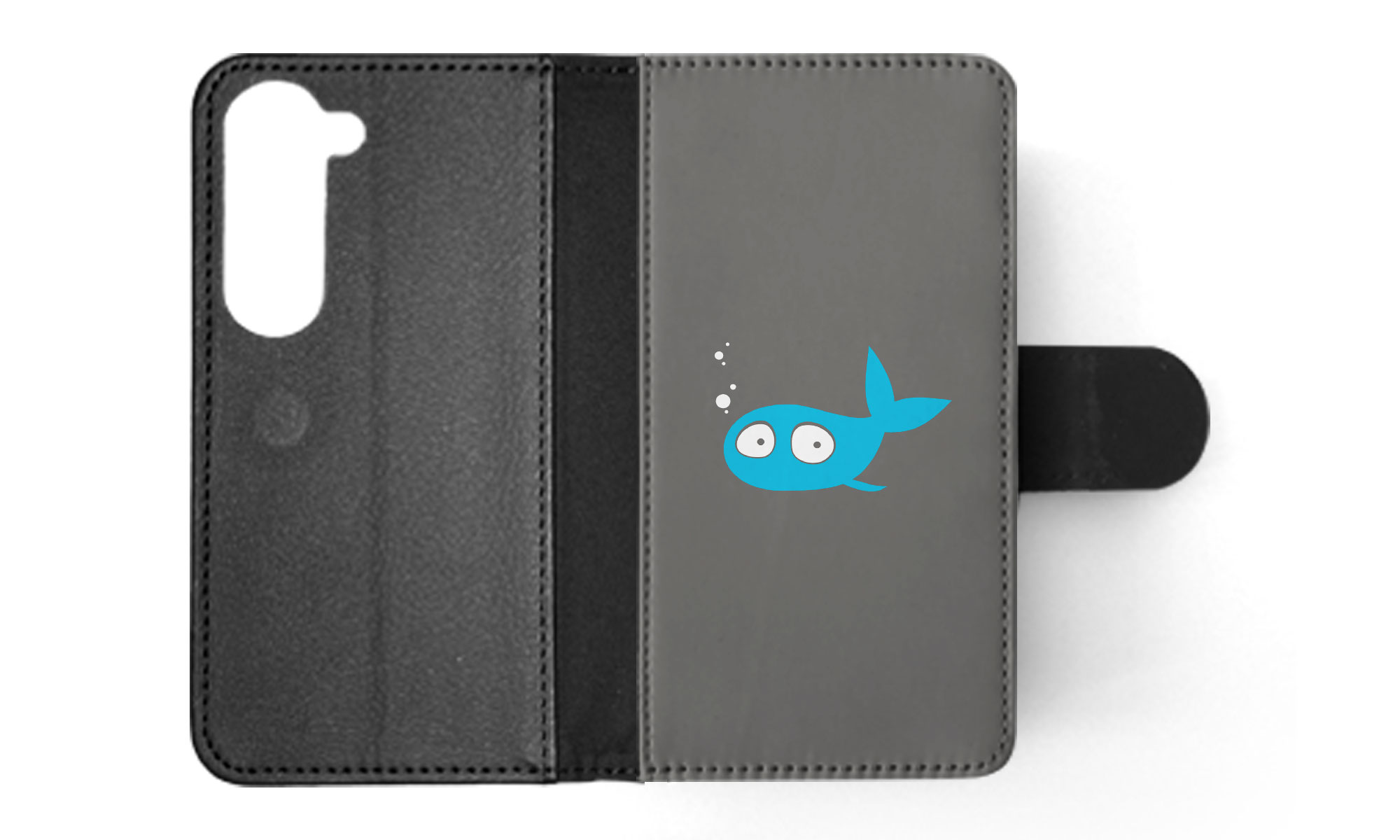 FLIP CASE FOR SAMSUNG GALAXY|MINIMALIST FISH - Picture 34 of 120