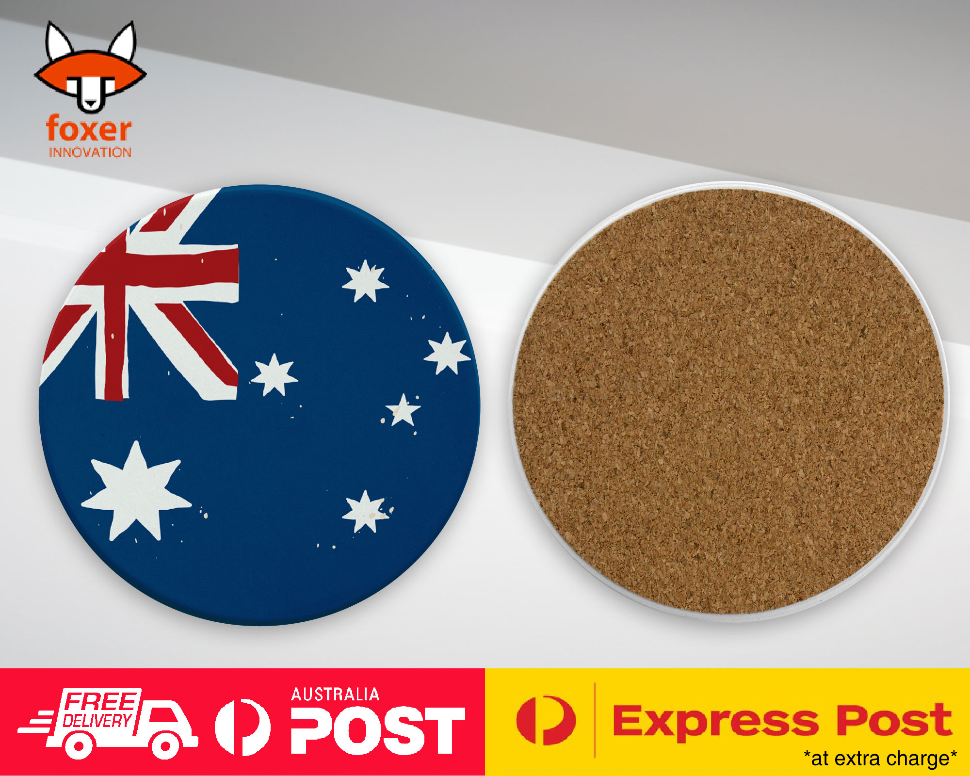COASTER COFFEE DRINKING MAT|AUSTRALIA COUNTRY FLAG 183 - Picture 8 of 21
