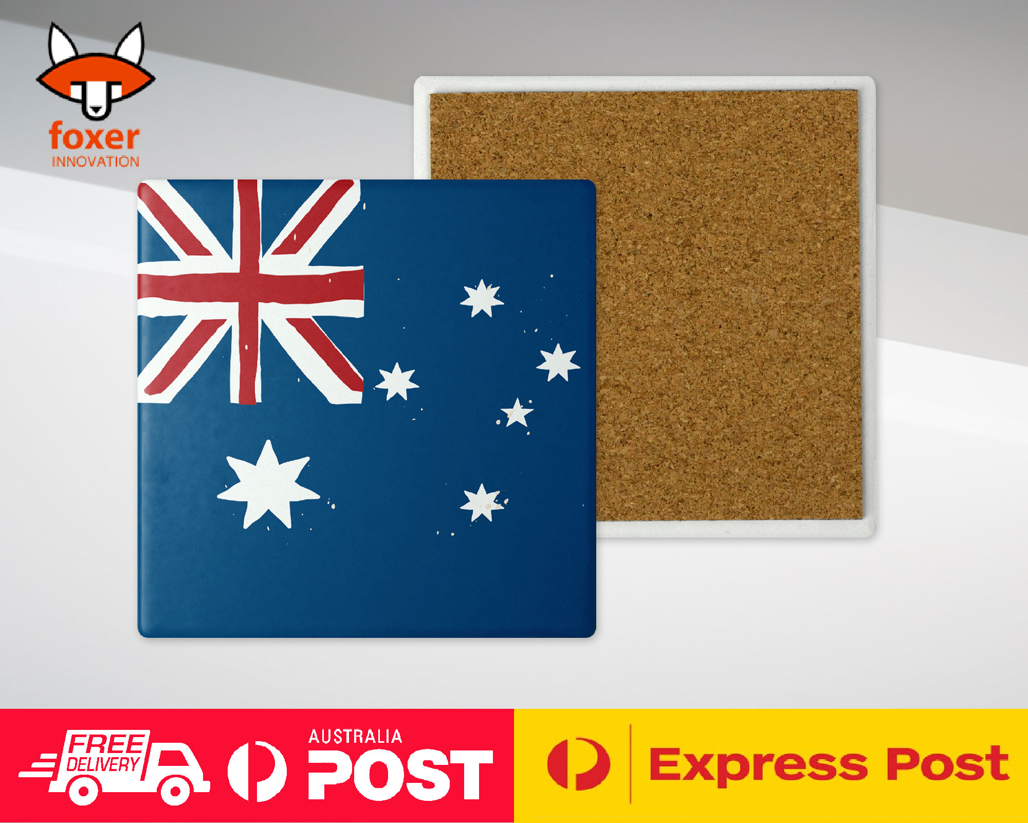 COASTER COFFEE DRINKING MAT|AUSTRALIA COUNTRY FLAG 183 - Picture 18 of 21