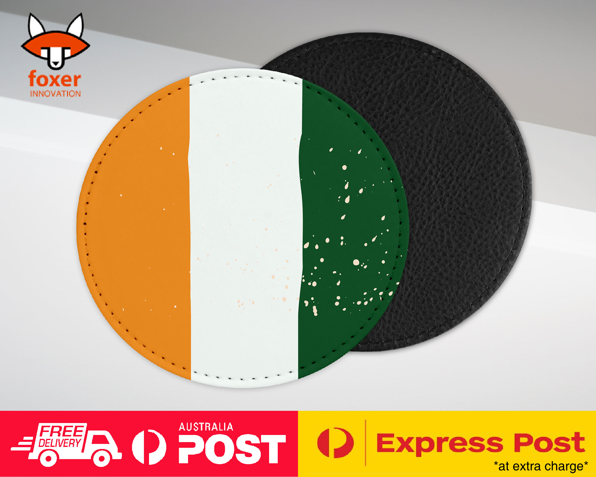 COASTER COFFEE DRINKING MAT|COTE D'IVOIRE COUNTRY FLAG