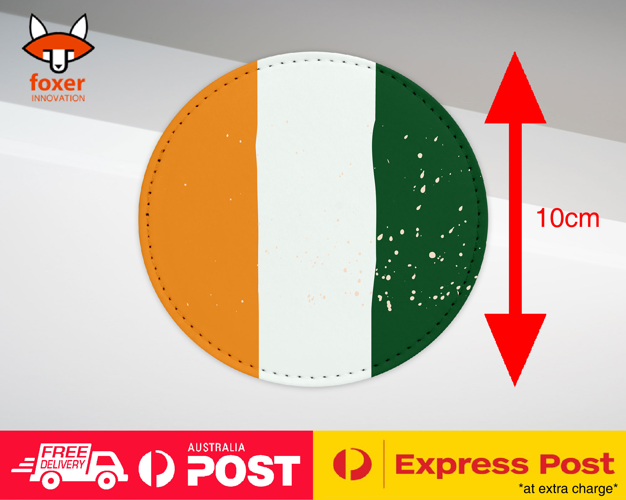 COASTER COFFEE DRINKING MAT|COTE D'IVOIRE COUNTRY FLAG