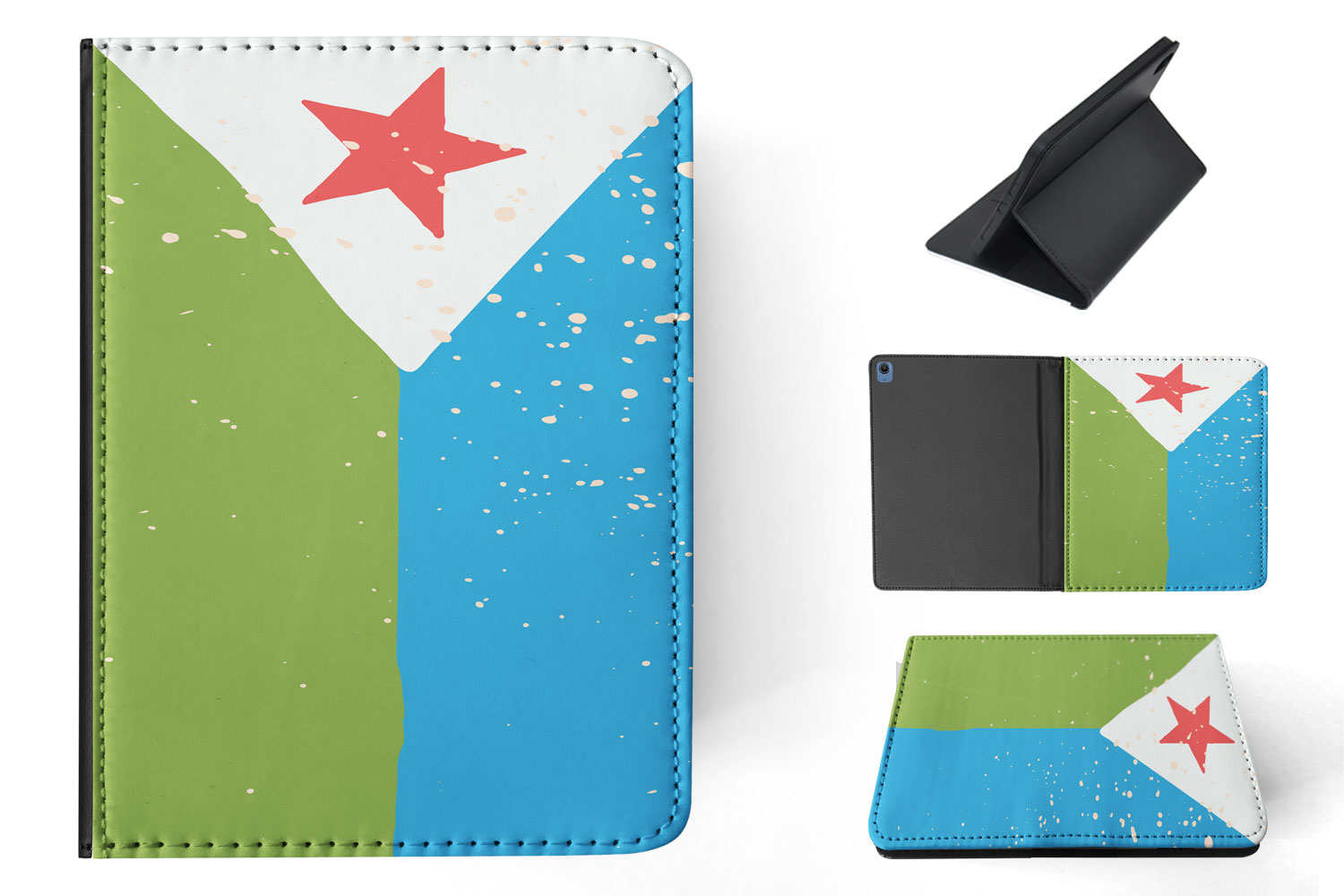 CASE COVER FOR APPLE IPAD|DJIBOUTI COUNTRY FLAG 214