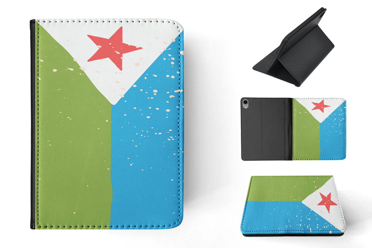 CASE COVER FOR APPLE IPAD|DJIBOUTI COUNTRY FLAG 214