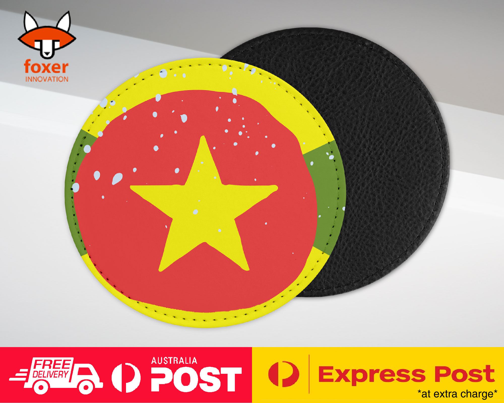 COASTER COFFEE DRINKING MAT|GRENADA COUNTRY FLAG