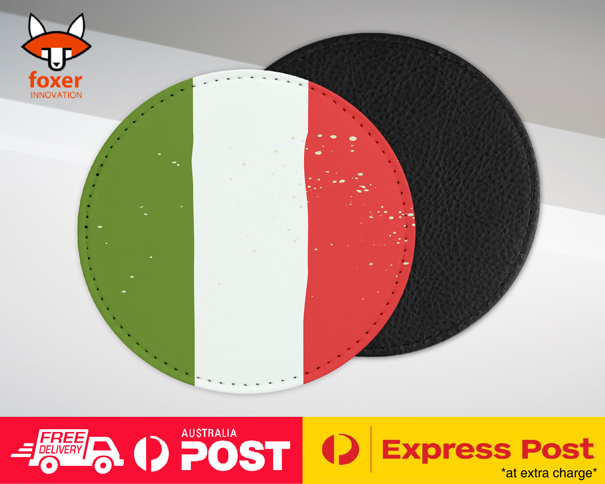 COASTER COFFEE DRINKING MAT|ITALY COUNTRY FLAG 246