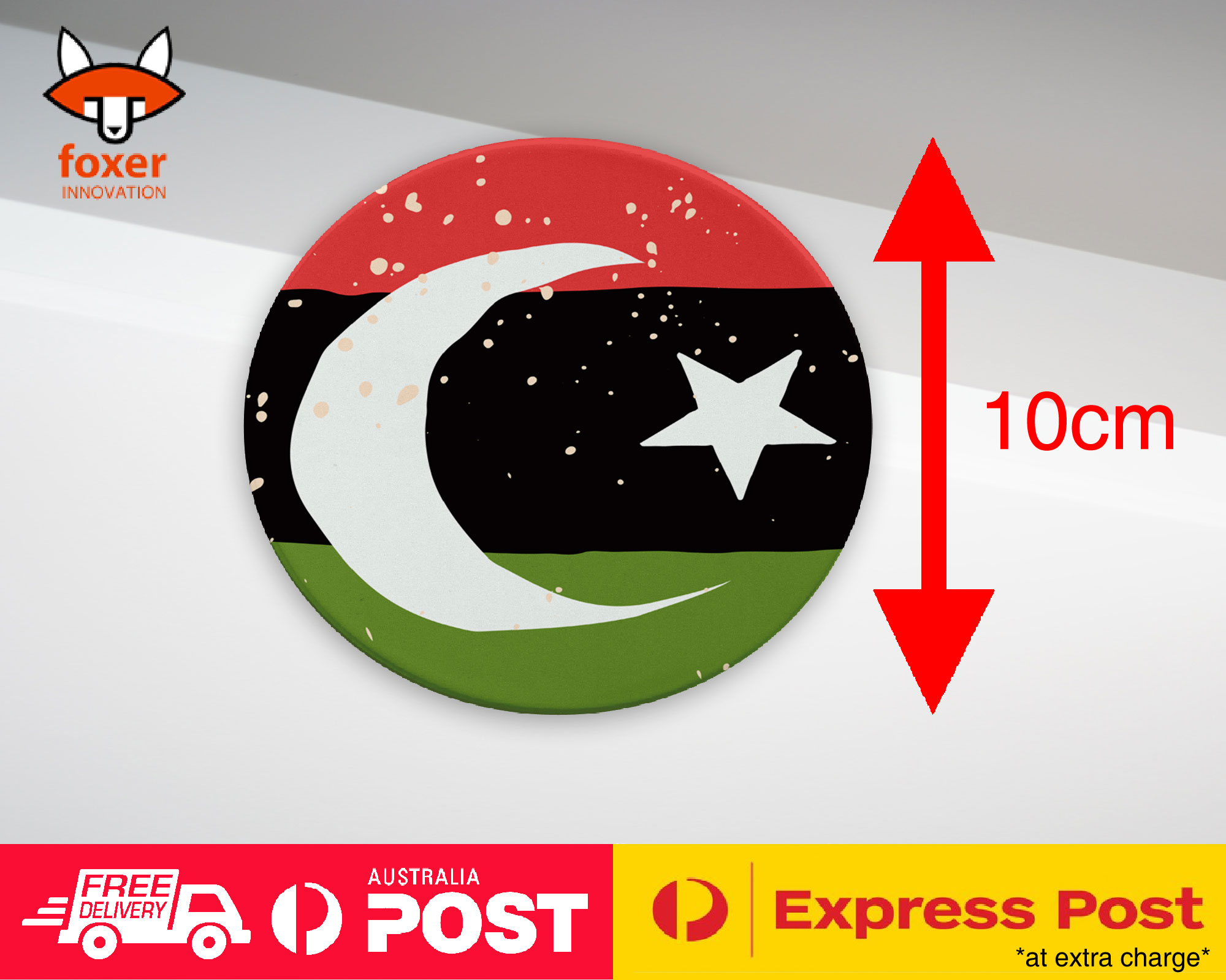 COASTER COFFEE DRINKING MAT|LIBYA COUNTRY FLAG 260