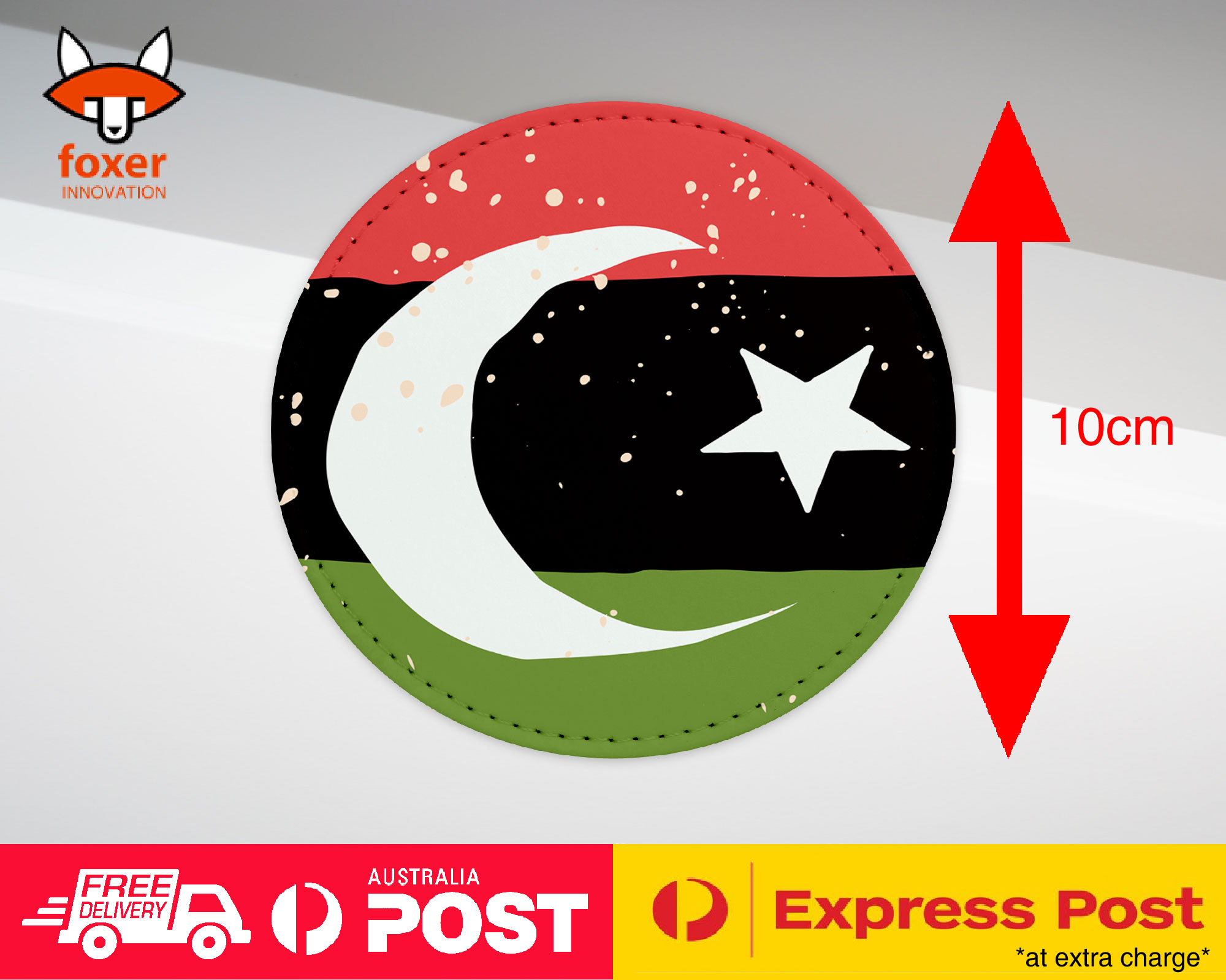 COASTER COFFEE DRINKING MAT|LIBYA COUNTRY FLAG 260