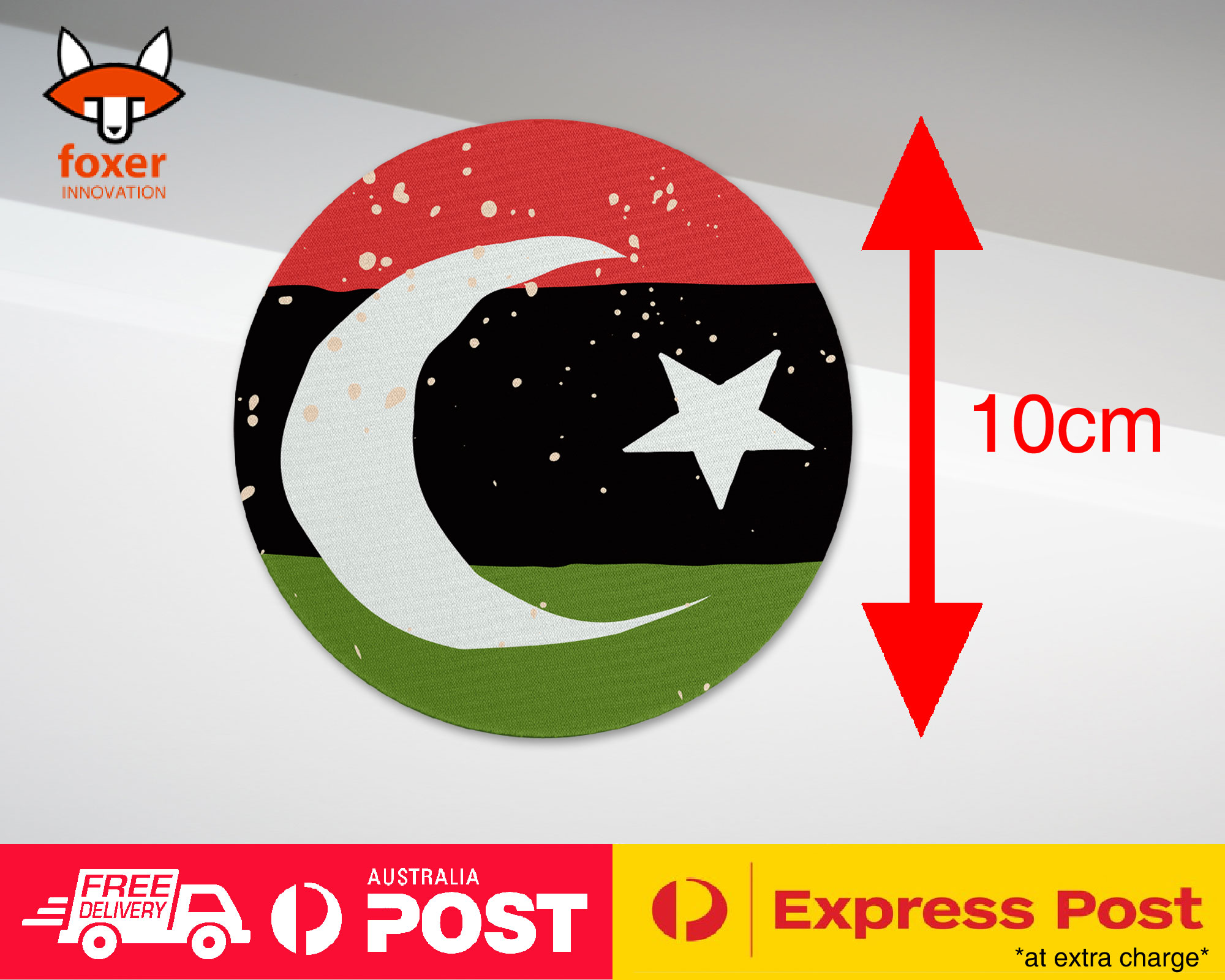 COASTER COFFEE DRINKING MAT|LIBYA COUNTRY FLAG 260