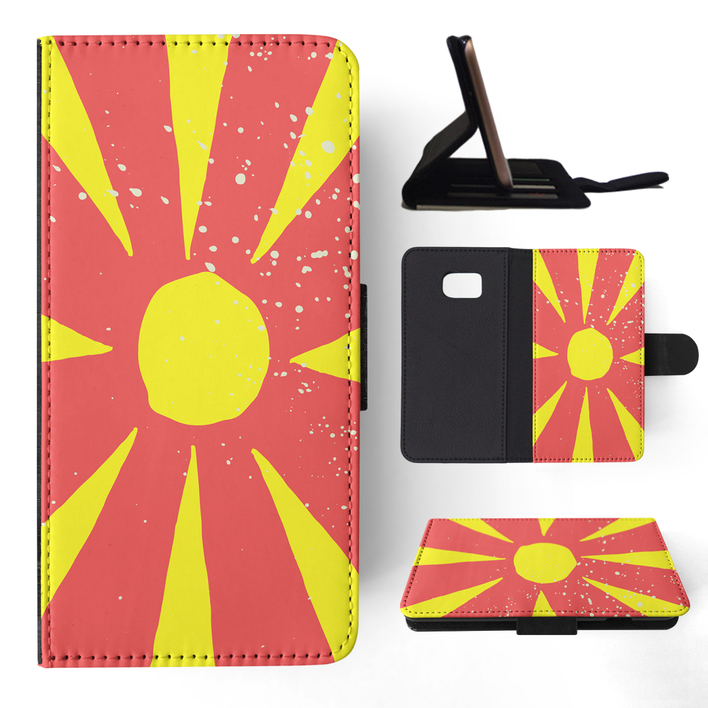 FLIP CASE FOR SAMSUNG GALAXY|MACEDONIA COUNTRY FLAG 263 - Picture 111 of 120