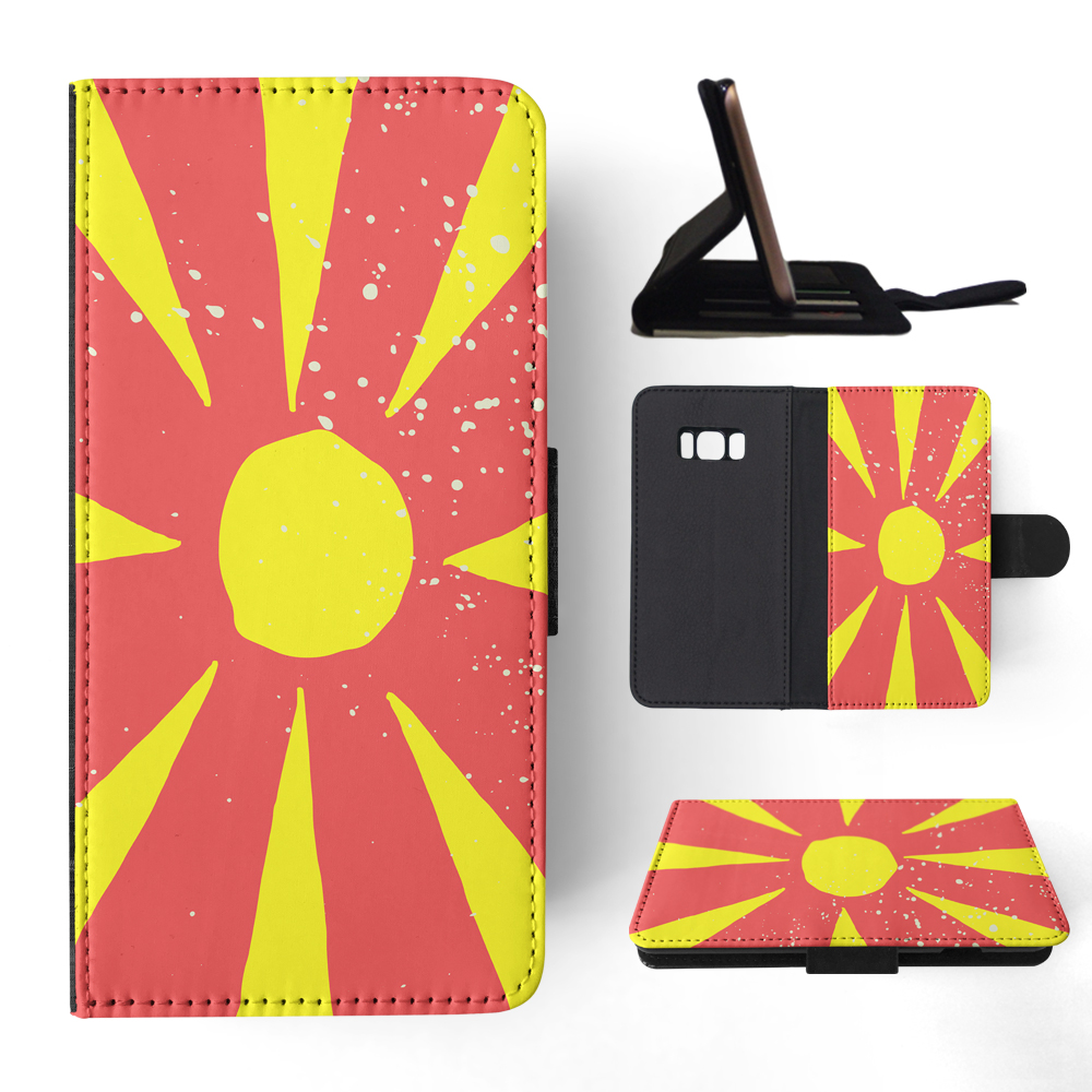 FLIP CASE FOR SAMSUNG GALAXY|MACEDONIA COUNTRY FLAG 263 - Picture 106 of 120
