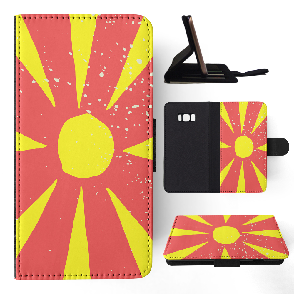 FLIP CASE FOR SAMSUNG GALAXY|MACEDONIA COUNTRY FLAG 263 - Picture 101 of 120
