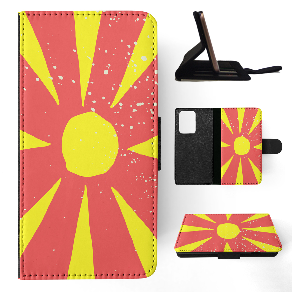 FLIP CASE FOR SAMSUNG GALAXY|MACEDONIA COUNTRY FLAG 263 - Picture 66 of 120