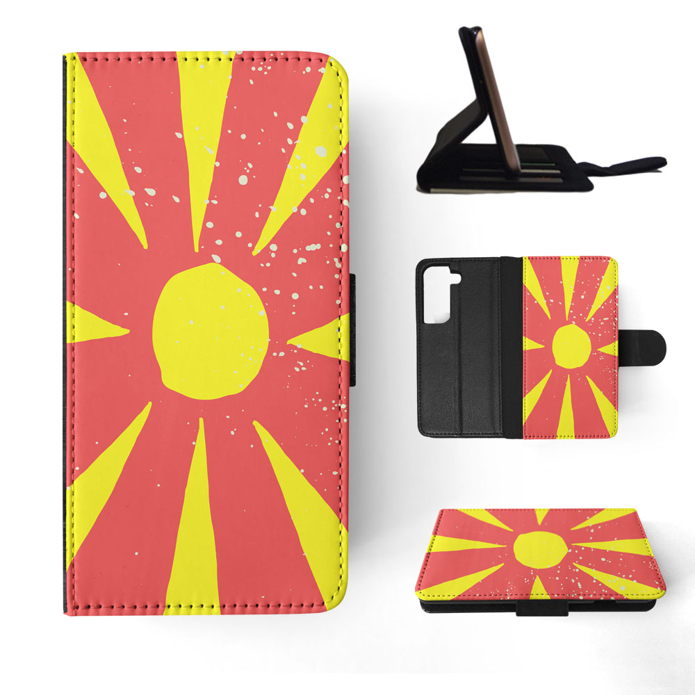 FLIP CASE FOR SAMSUNG GALAXY|MACEDONIA COUNTRY FLAG 263 - Picture 46 of 120