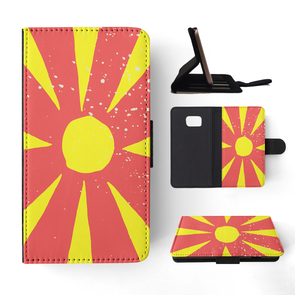 FLIP CASE FOR SAMSUNG GALAXY|MACEDONIA COUNTRY FLAG 263 - Picture 116 of 120