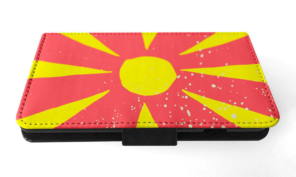 FLIP CASE FOR SAMSUNG GALAXY|MACEDONIA COUNTRY FLAG 263 - Picture 118 of 120
