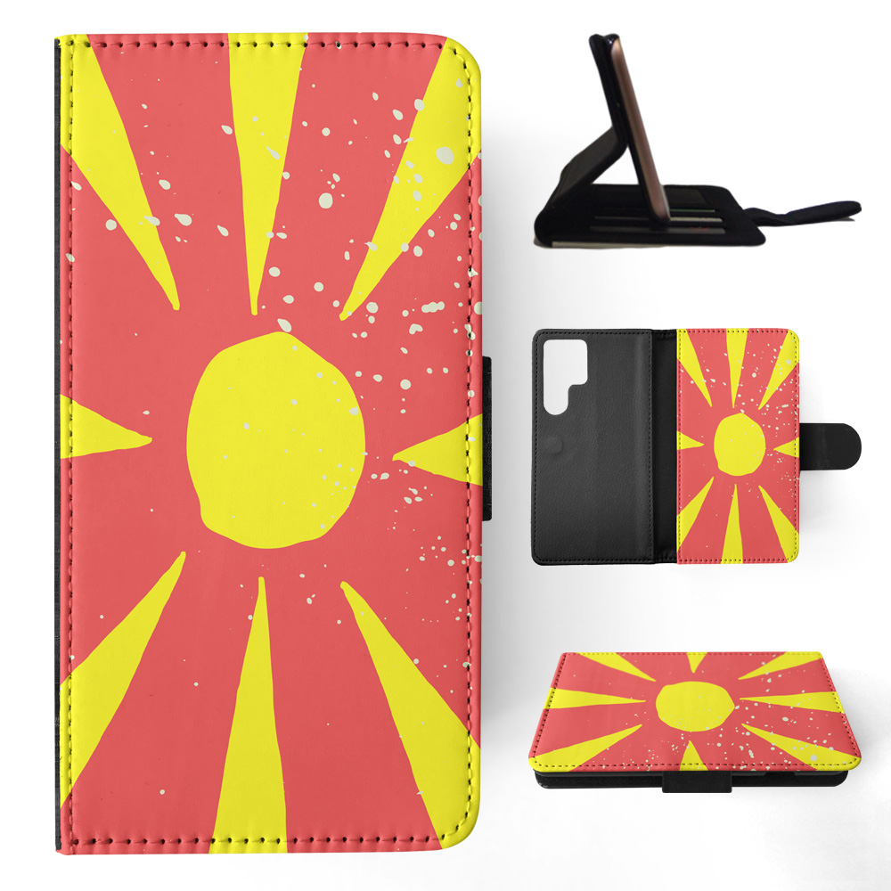 FLIP CASE FOR SAMSUNG GALAXY|MACEDONIA COUNTRY FLAG 263 - Picture 6 of 120