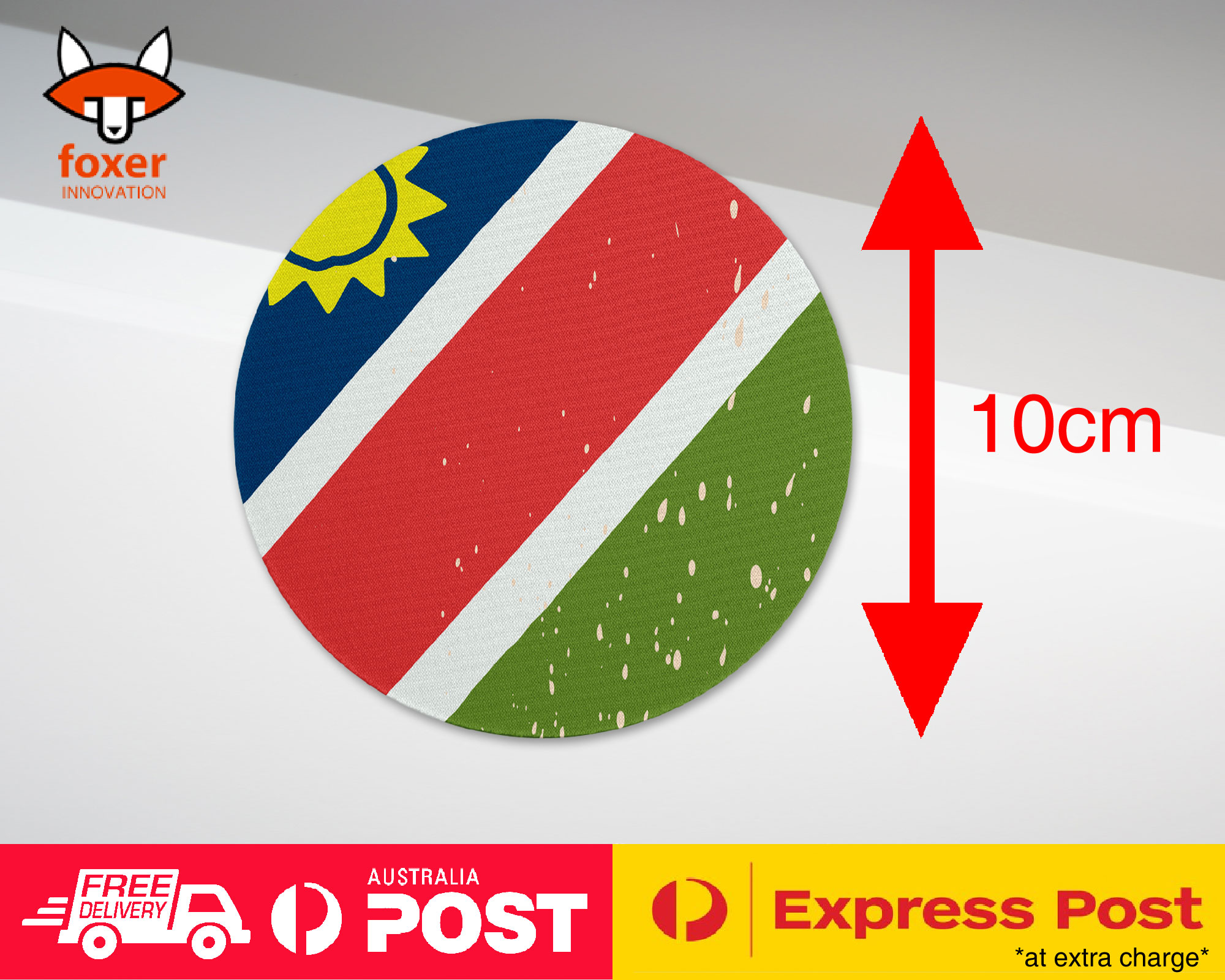 COASTER COFFEE DRINKING MAT|NAMIBIA COUNTRY FLAG 278