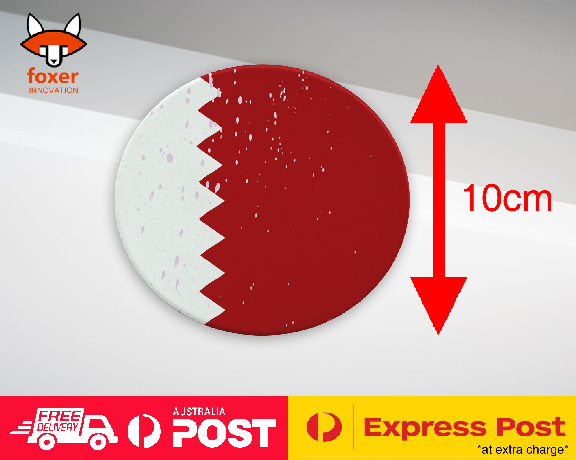 COASTER COFFEE DRINKING MAT|QATAR COUNTRY FLAG 296