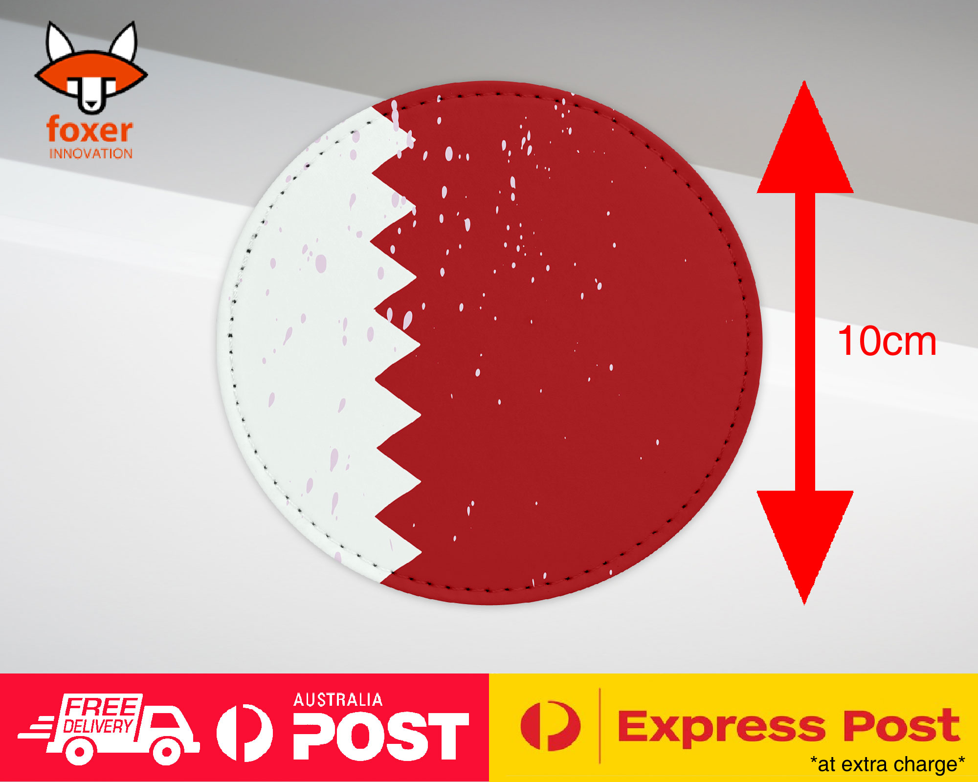 COASTER COFFEE DRINKING MAT|QATAR COUNTRY FLAG 296