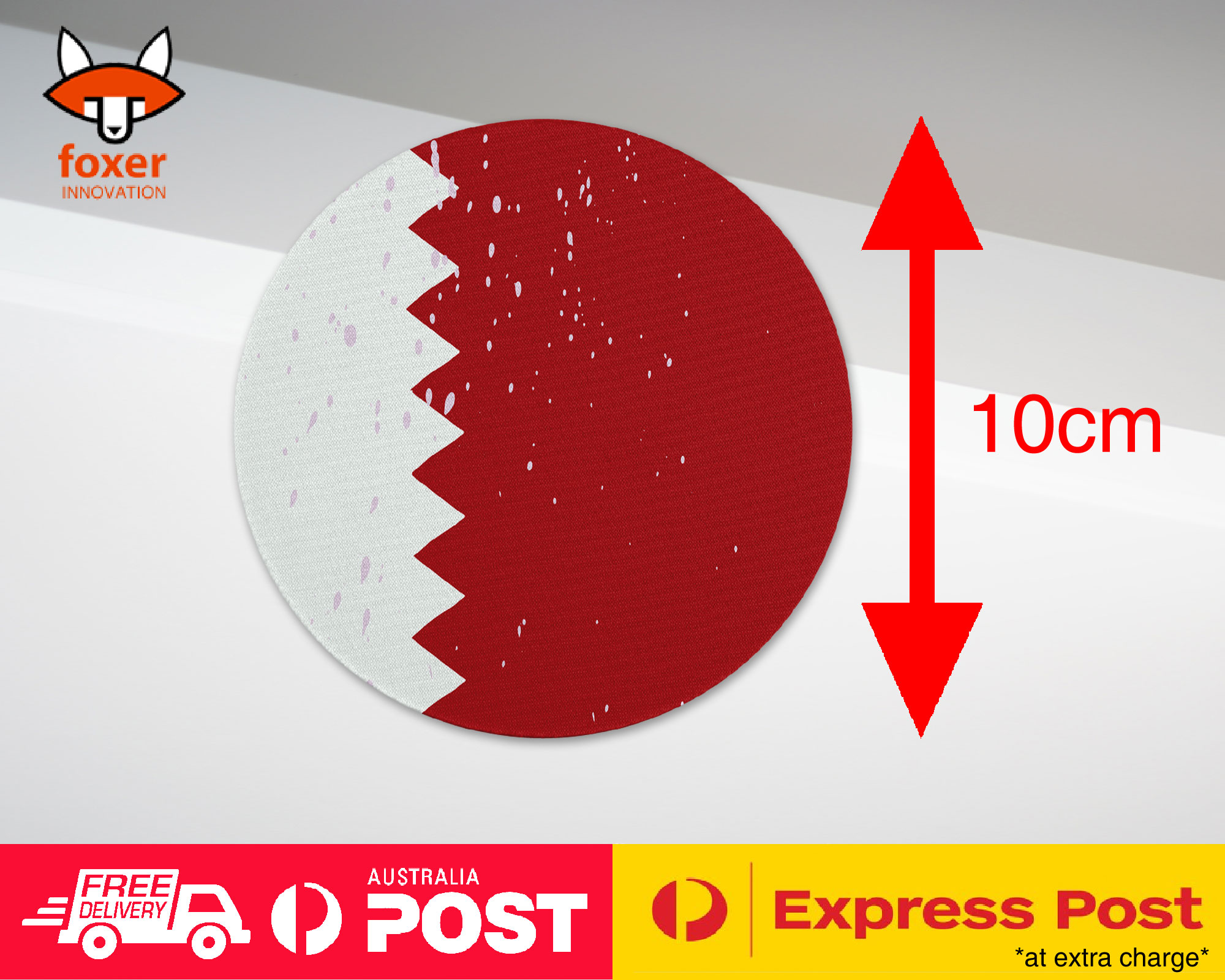 COASTER COFFEE DRINKING MAT|QATAR COUNTRY FLAG 296