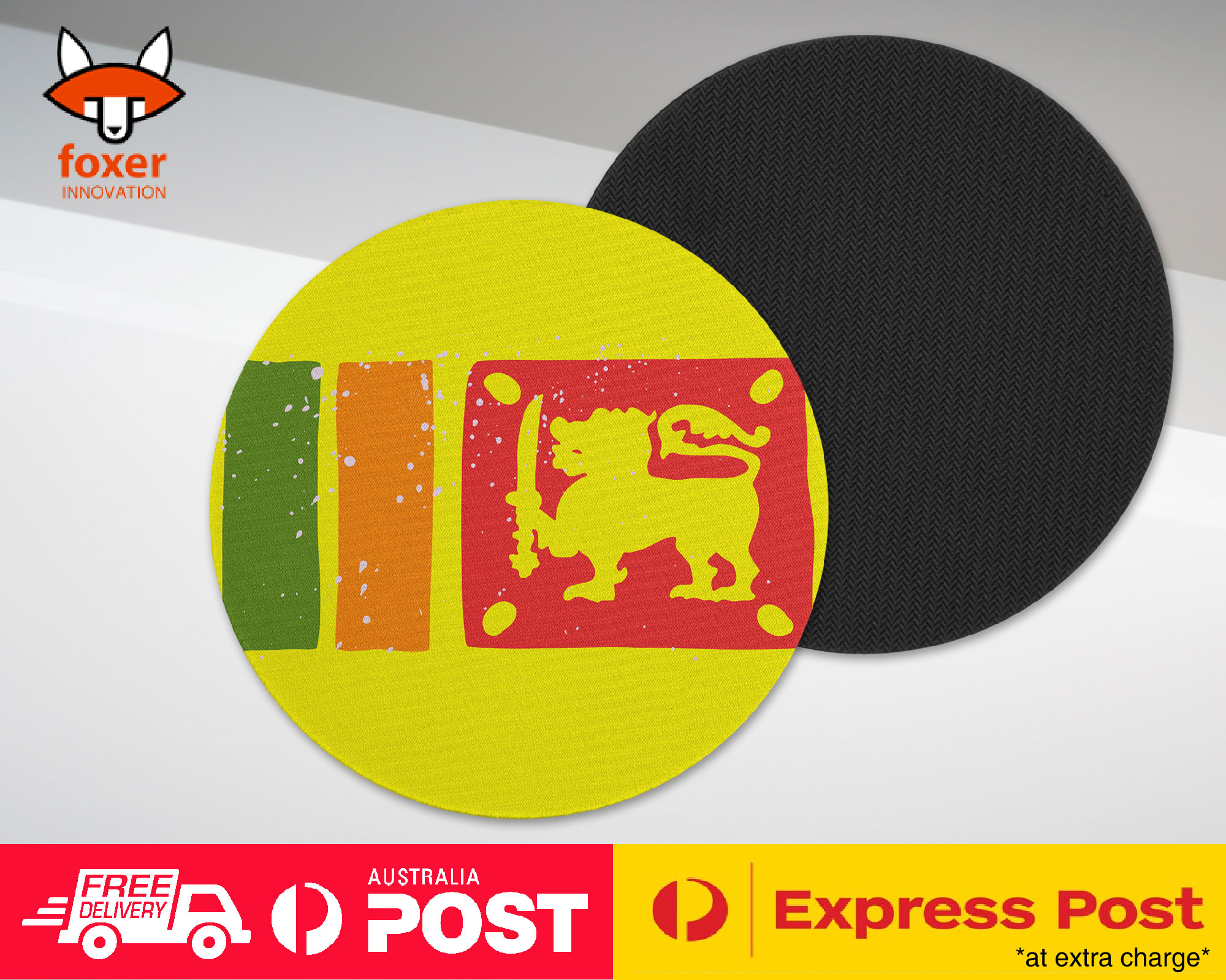COASTER COFFEE DRINKING MAT|SRI LANKA COUNTRY FLAG