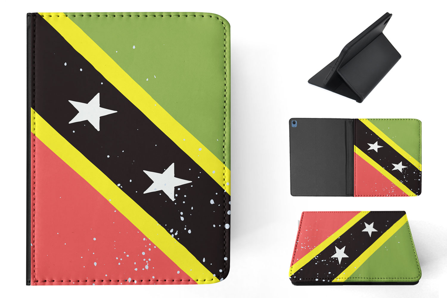 CASE COVER FOR APPLE IPAD|ST KITTS & NEVIS COUNTRY FLAG - Picture 11 of 55