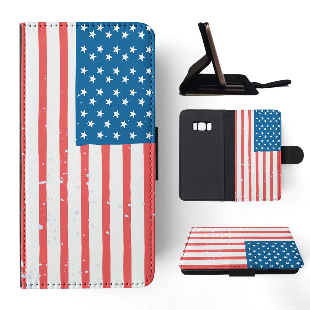 FLIP CASE FOR SAMSUNG GALAXY|UNITED STATES OF AMERICA FLAG #2 - Picture 106 of 120