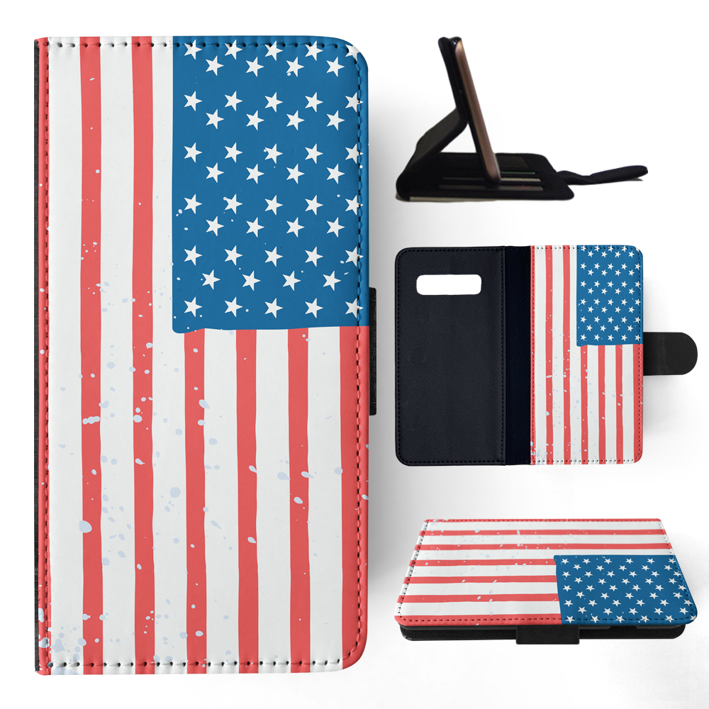 FLIP CASE FOR SAMSUNG GALAXY|UNITED STATES OF AMERICA FLAG #2 - Picture 81 of 120