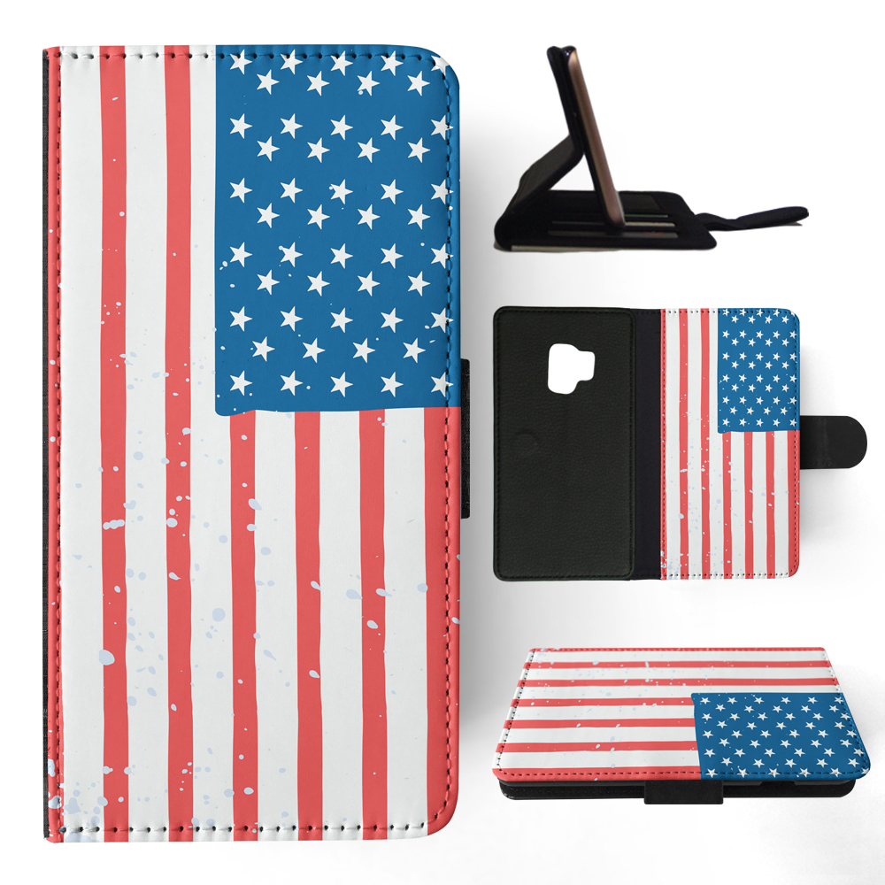 FLIP CASE FOR SAMSUNG GALAXY|UNITED STATES OF AMERICA FLAG #2 - Picture 91 of 120