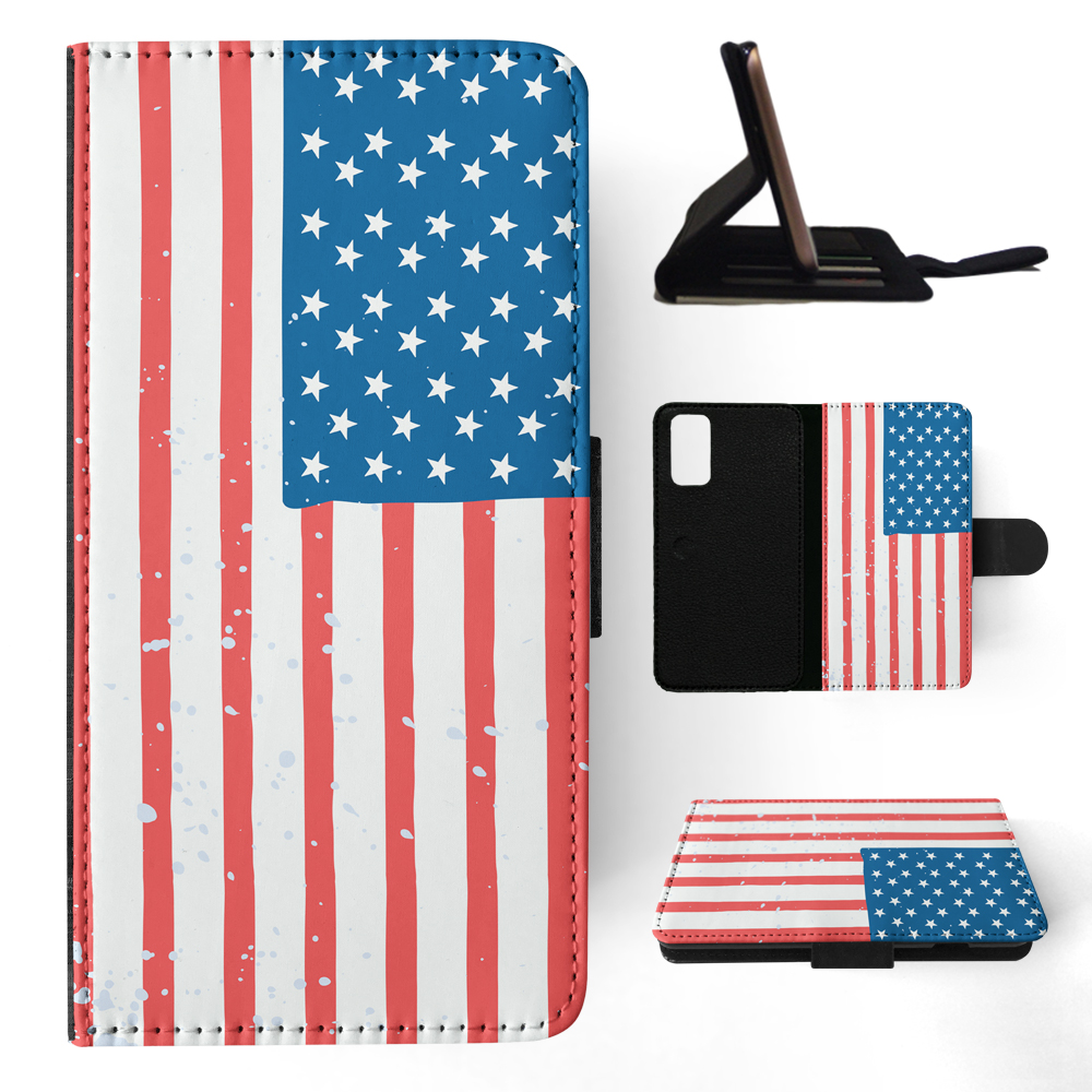 FLIP CASE FOR SAMSUNG GALAXY|UNITED STATES OF AMERICA FLAG #2 - Picture 76 of 120