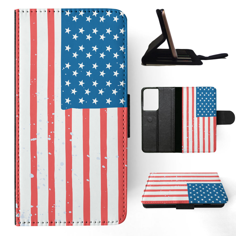 FLIP CASE FOR SAMSUNG GALAXY|UNITED STATES OF AMERICA FLAG #2 - Picture 51 of 120