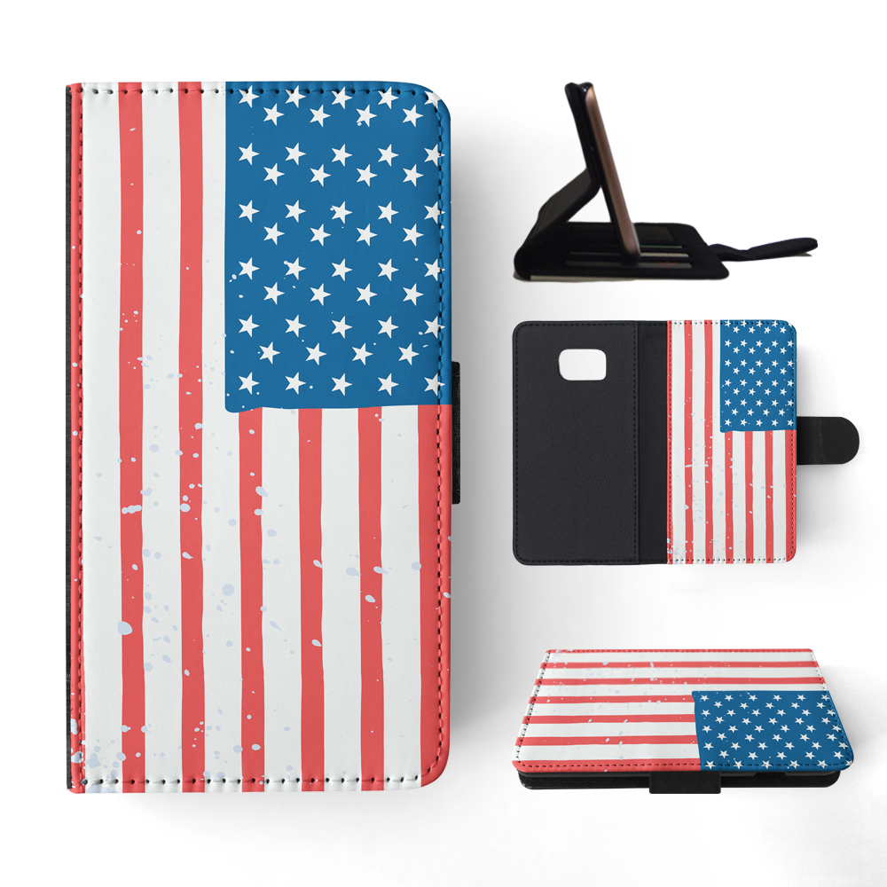 FLIP CASE FOR SAMSUNG GALAXY|UNITED STATES OF AMERICA FLAG #2 - Picture 116 of 120