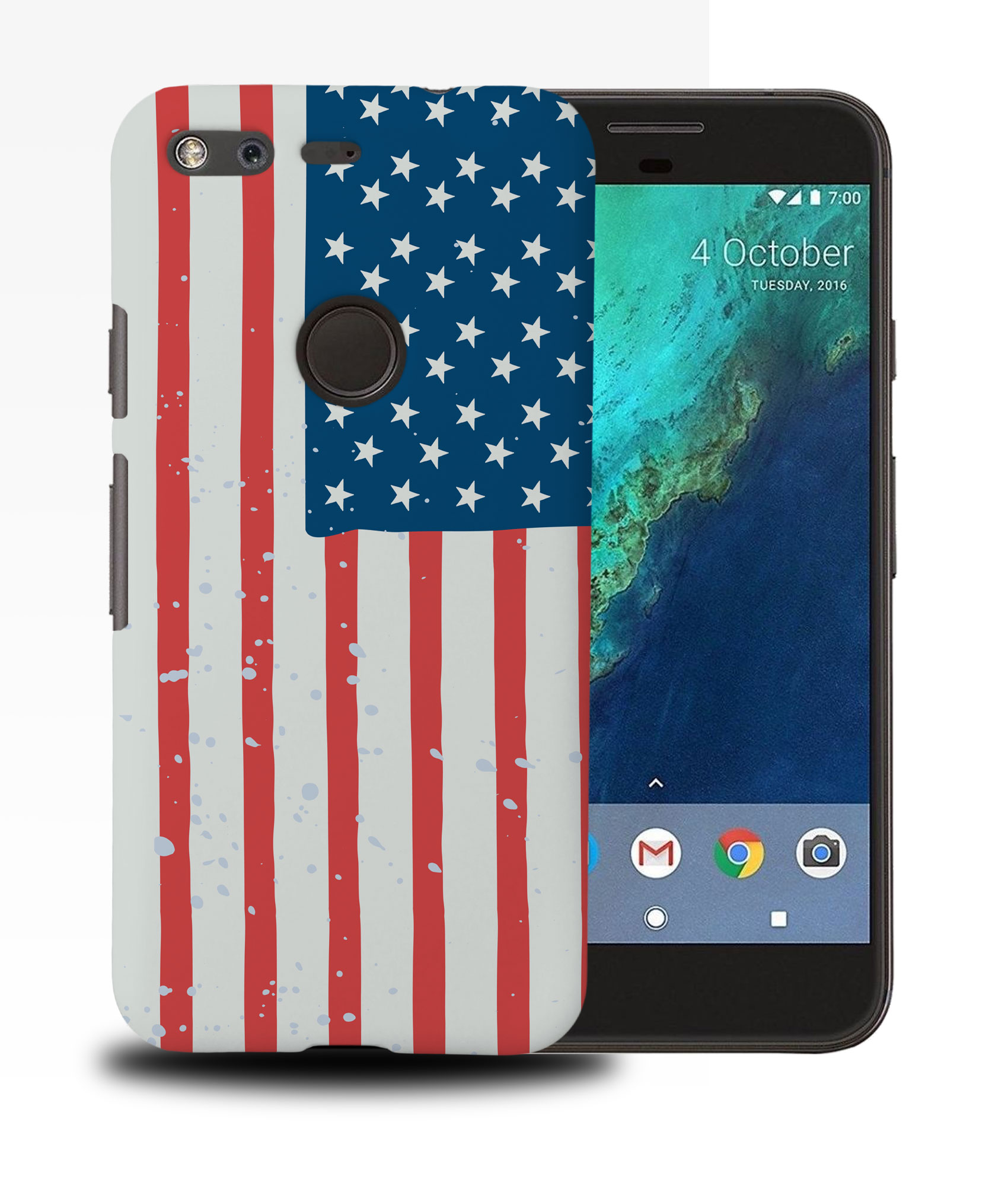 CASE COVER FOR GOOGLE PIXEL|UNITED STATES OF AMERICA FLAG #2 - Picture 11 of 11