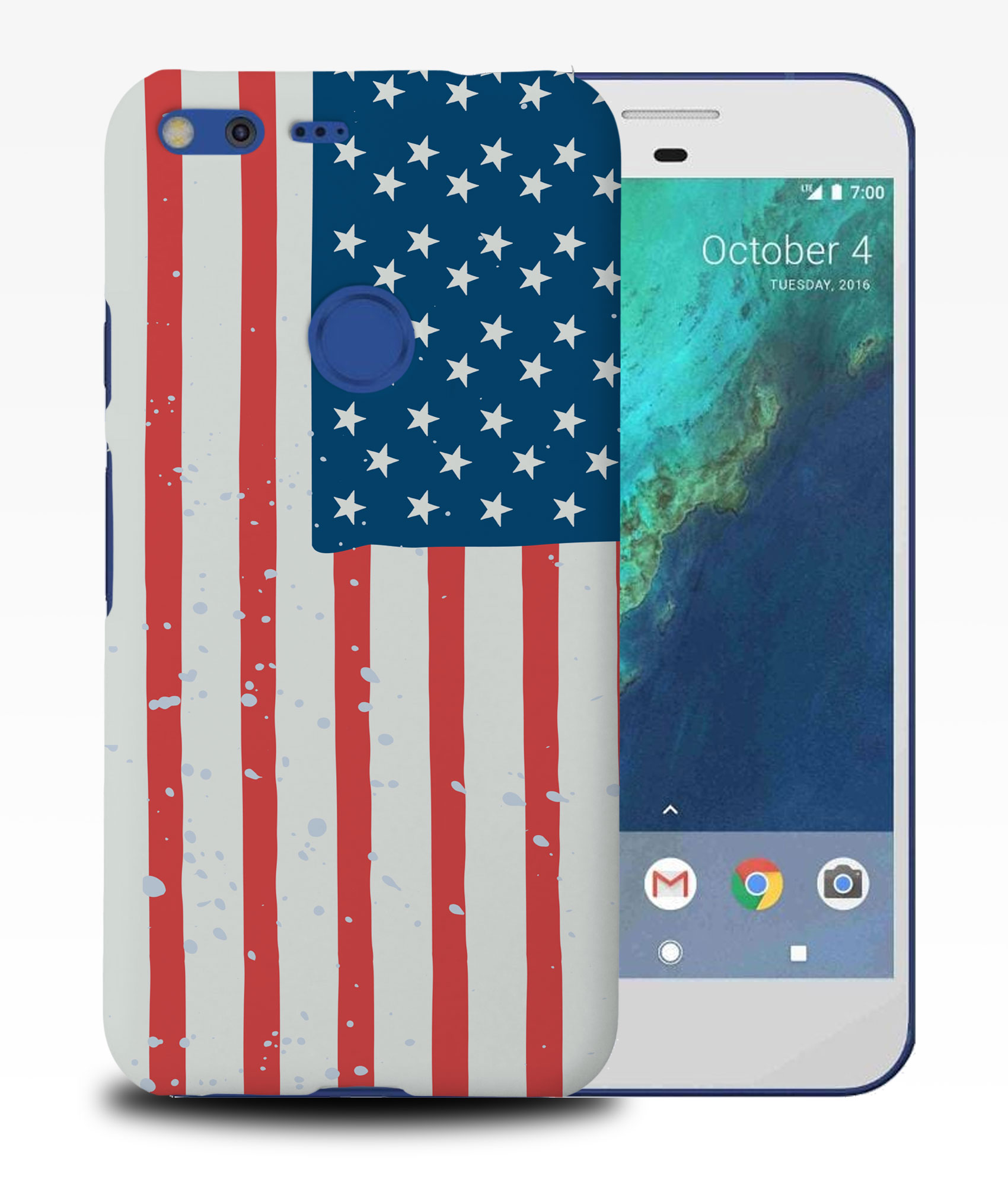 CASE COVER FOR GOOGLE PIXEL|UNITED STATES OF AMERICA FLAG #2 - Picture 10 of 11