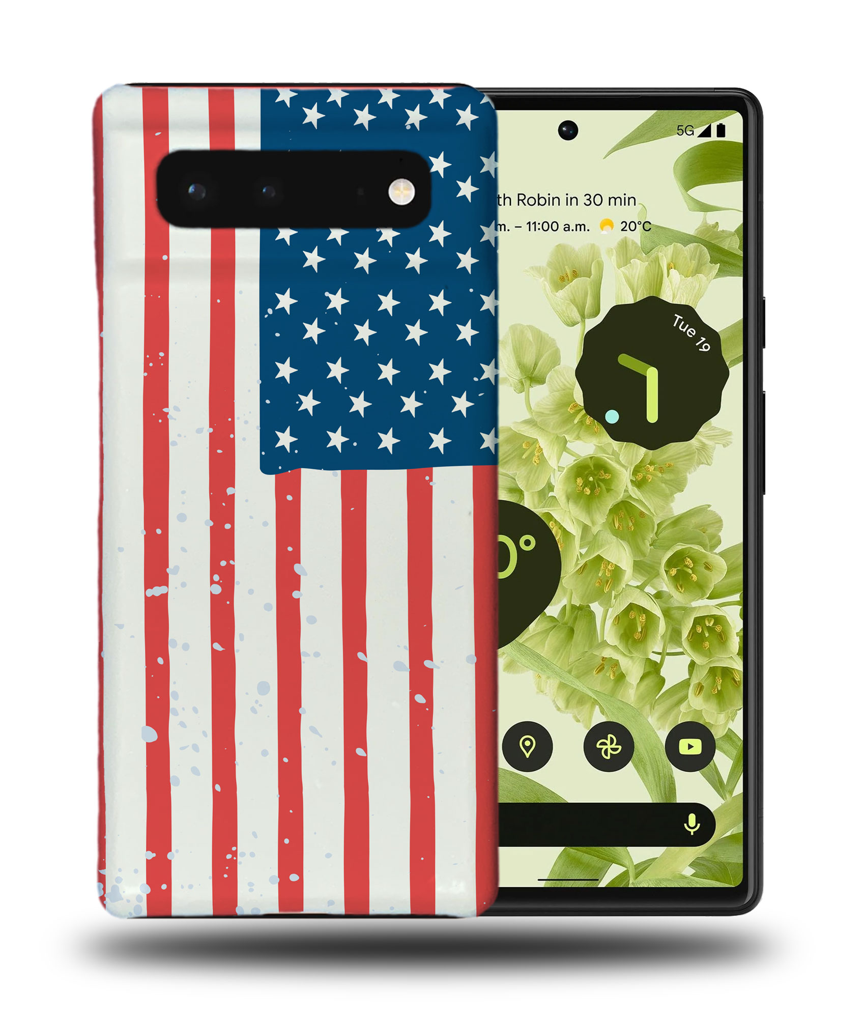 CASE COVER FOR GOOGLE PIXEL|UNITED STATES OF AMERICA FLAG #2 - Picture 3 of 11